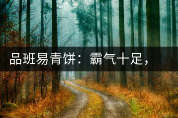 品班易青餅：霸氣十足，母儀天下