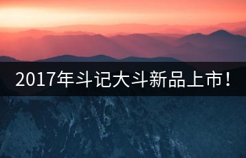 2017年斗記大斗新品上市！