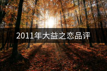 2011年大益之戀品評(píng)