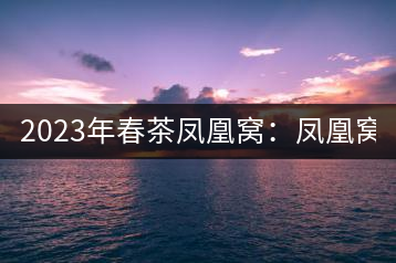 2023年春茶鳳凰窩：鳳凰窩（1號(hào)）20000-25000元／公斤；鳳凰窩（2號(hào)）2000-3000元／公斤；古樹(shù)：3000-5000元／公斤；鳳凰山混采古樹(shù)茶1000-2000元／公斤；鳳凰山精選古樹(shù)茶3000-5000元／公斤