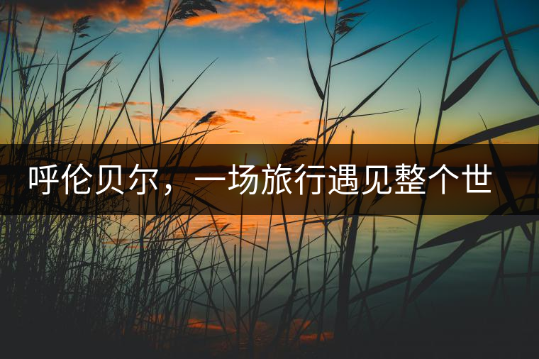 呼倫貝爾，一場(chǎng)旅行遇見整個(gè)世界