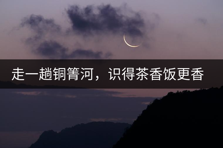 走一趟銅箐河，識(shí)得茶香飯更香走一趟銅箐河，識(shí)得茶香飯更香