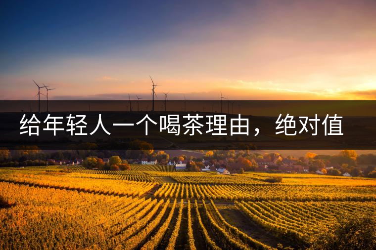 給年輕人一個喝茶理由，絕對值得收藏的茶葉包裝給年輕人一個喝茶理由，絕對值得收藏的茶葉包裝