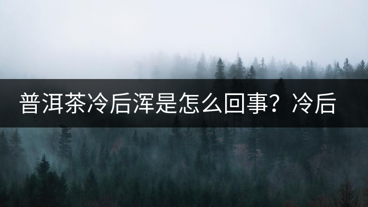 普洱茶冷后渾是怎么回事？冷后渾的普洱茶品質(zhì)好不好？