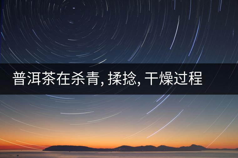 普洱茶在殺青, 揉捻, 干燥過(guò)程中的化學(xué)作用 普洱茶在殺青, 揉捻, 干燥過(guò)程中的化學(xué)作用