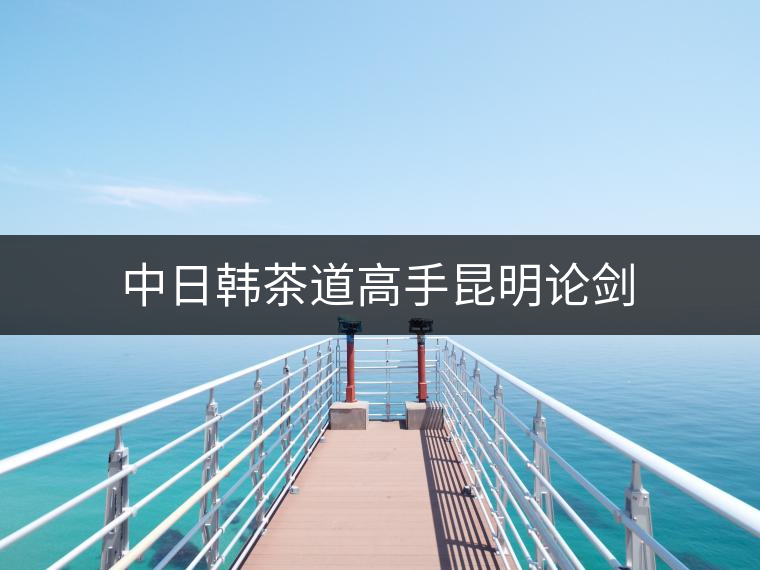 中日韓茶道高手昆明論劍