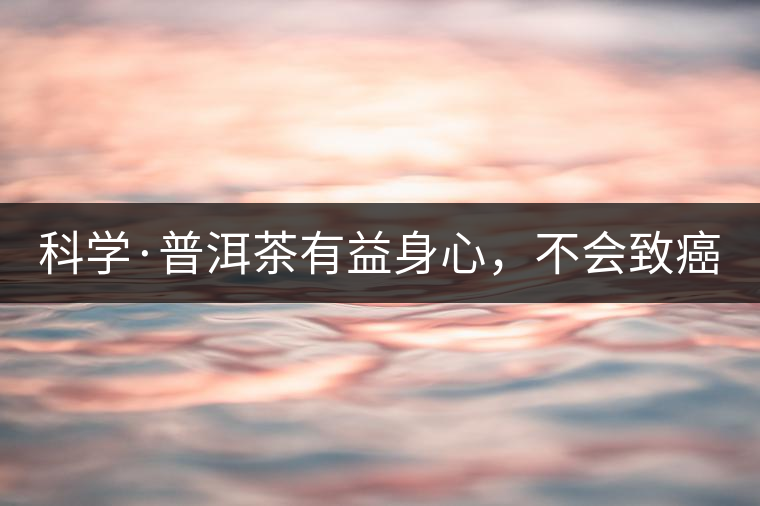 科學(xué)·普洱茶有益身心，不會(huì)致癌（1）