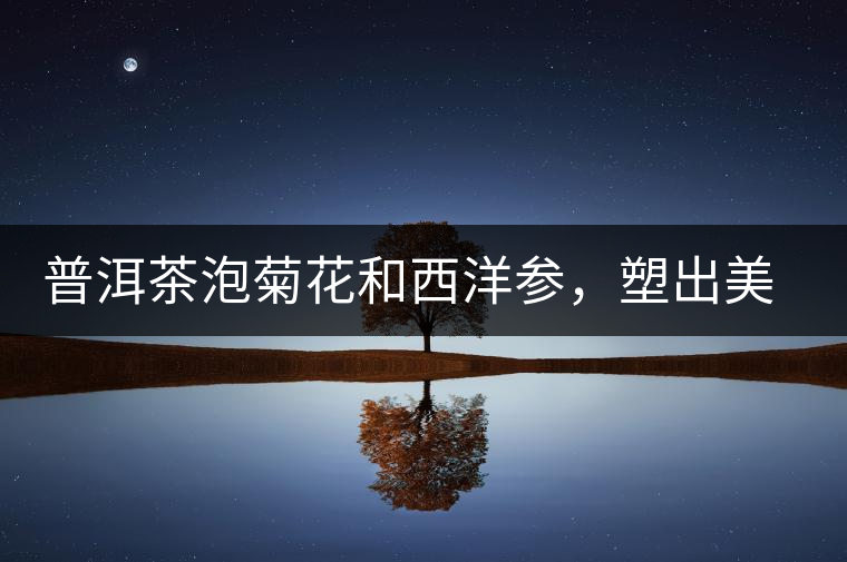 普洱茶泡菊花和西洋參，塑出美麗身材