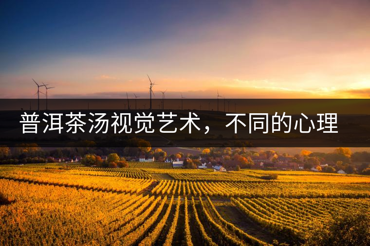 普洱茶湯視覺藝術(shù)，不同的心理享受