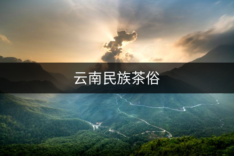 云南民族茶俗 云南民族茶俗