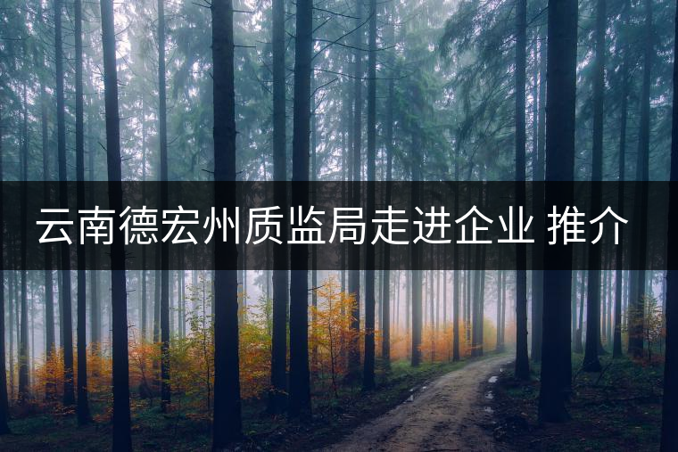 云南德宏州質監(jiān)局走進企業(yè) 推介普洱茶地標