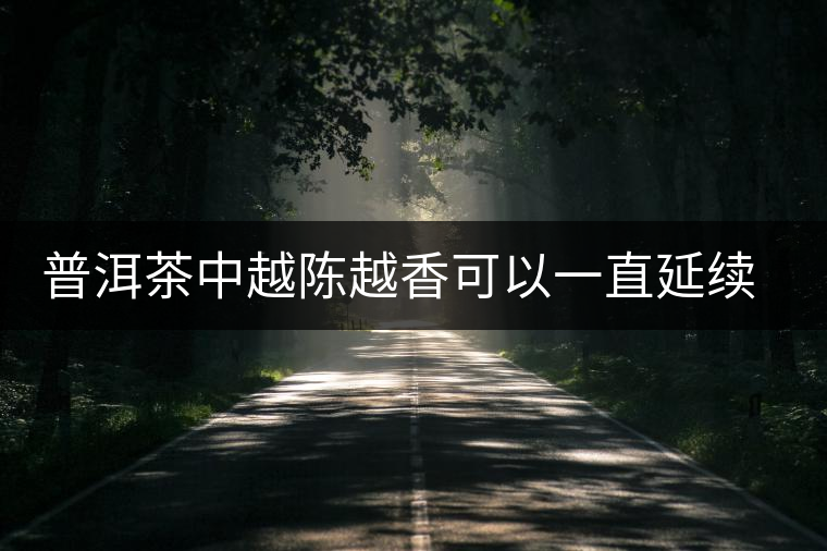 普洱茶中越陳越香可以一直延續(xù)下去嗎？
