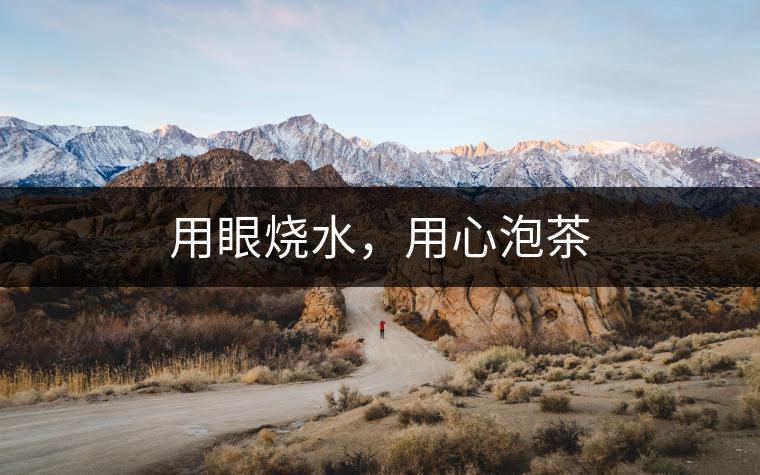 用眼燒水，用心泡茶