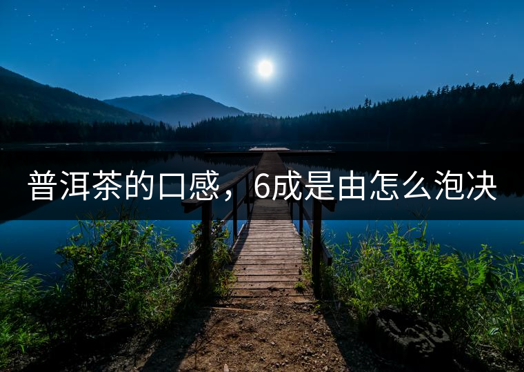 普洱茶的口感，6成是由怎么泡決定的！