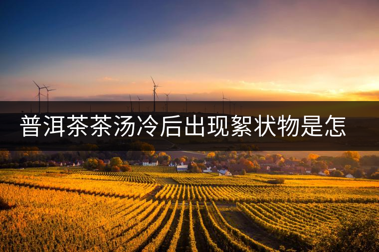 普洱茶茶湯冷后出現(xiàn)絮狀物是怎么回事？