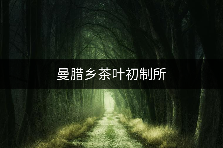 曼臘鄉(xiāng)茶葉初制所 曼臘鄉(xiāng)茶葉初制所