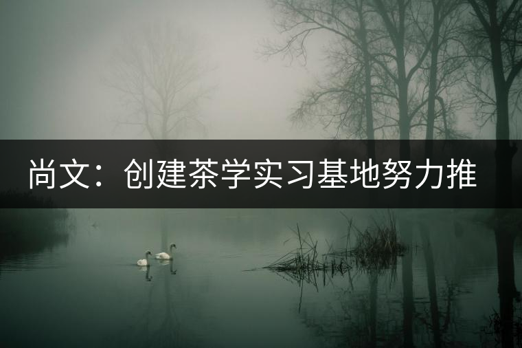 尚文：創(chuàng)建茶學(xué)實(shí)習(xí)基地努力推廣茶文化