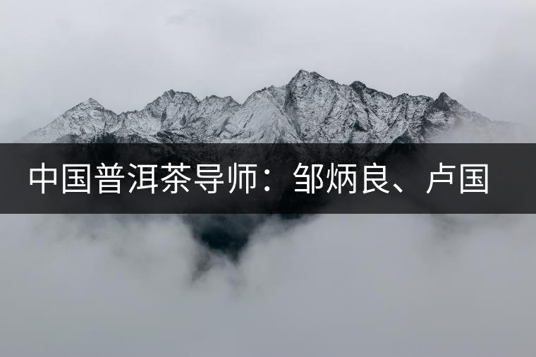 中國普洱茶導(dǎo)師：鄒炳良、盧國齡