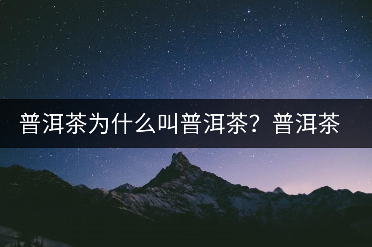普洱茶為什么叫普洱茶？普洱茶神話史料都在這了