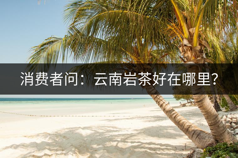 消費(fèi)者問：云南巖茶好在哪里？