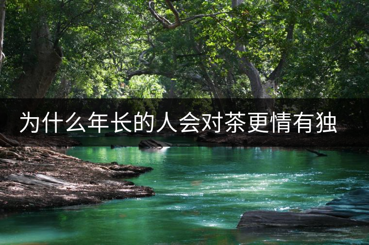 為什么年長的人會對茶更情有獨鐘？原因在這