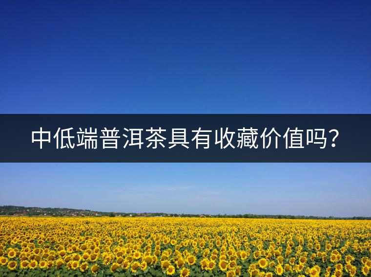 中低端普洱茶具有收藏價(jià)值嗎？