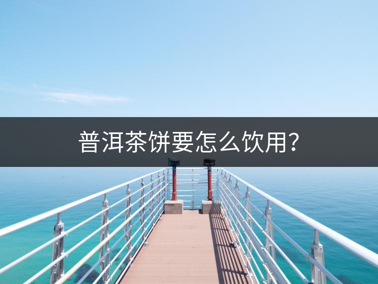 普洱茶餅要怎么飲用？