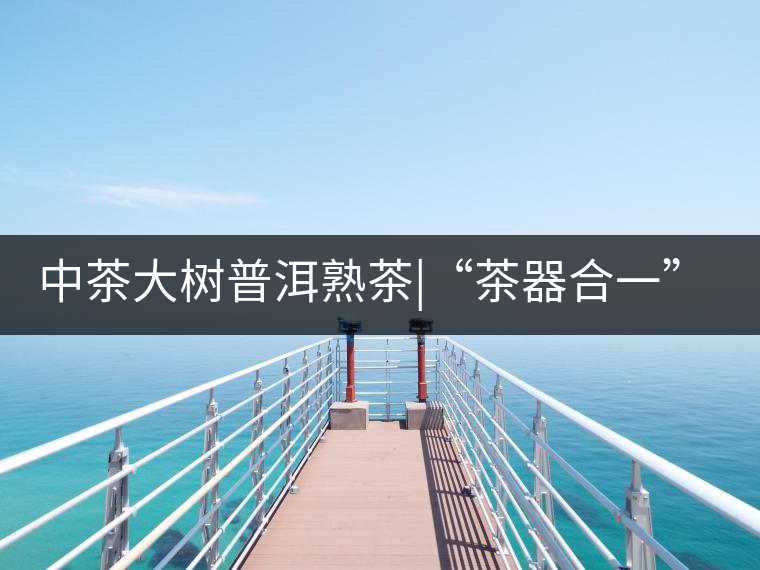 中茶大樹普洱熟茶|“茶器合一”的完美呈現(xiàn)