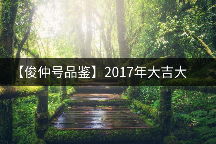 【俊仲號(hào)品鑒】2017年大吉大利熟餅 【俊仲號(hào)品鑒】2017年大吉大利熟餅