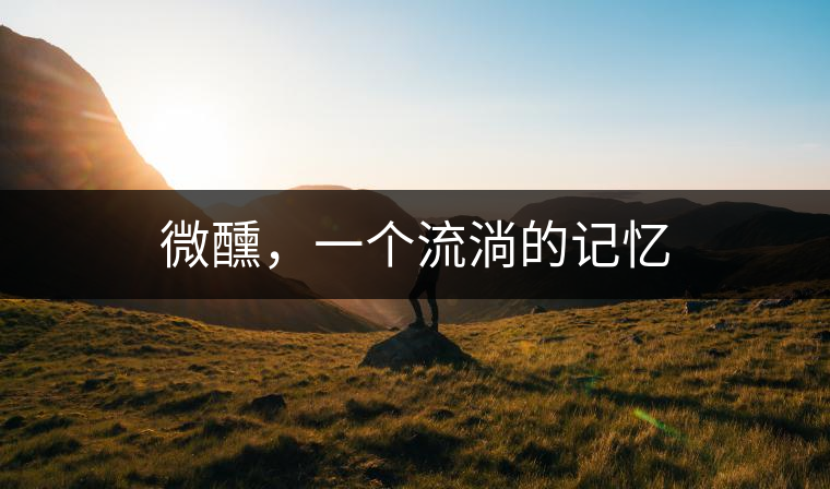 微醺，一個(gè)流淌的記憶