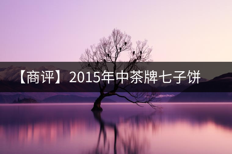 【商評】2015年中茶牌七子餅普洱茶方圓（生茶）