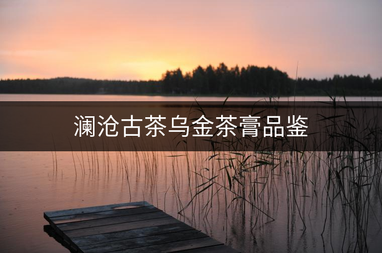 瀾滄古茶烏金茶膏品鑒 瀾滄古茶烏金茶膏品鑒