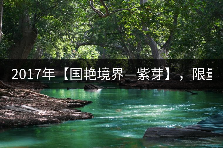 2017年【國艷境界—紫芽】，限量2017餅榮耀上市！