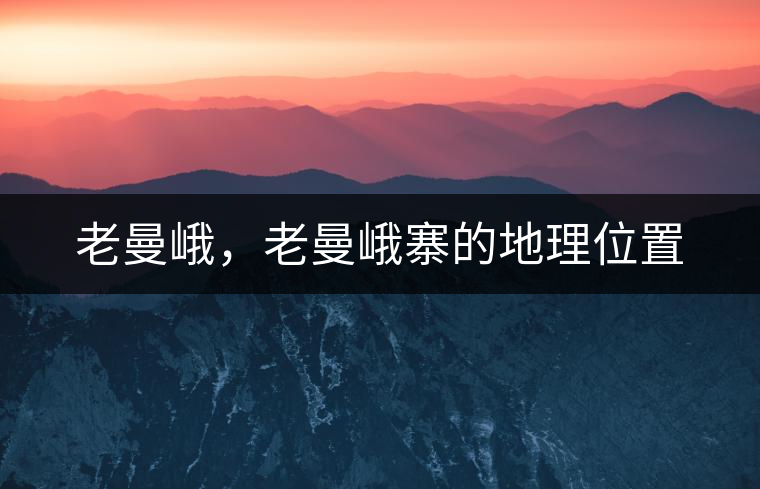 老曼峨，老曼峨寨的地理位置