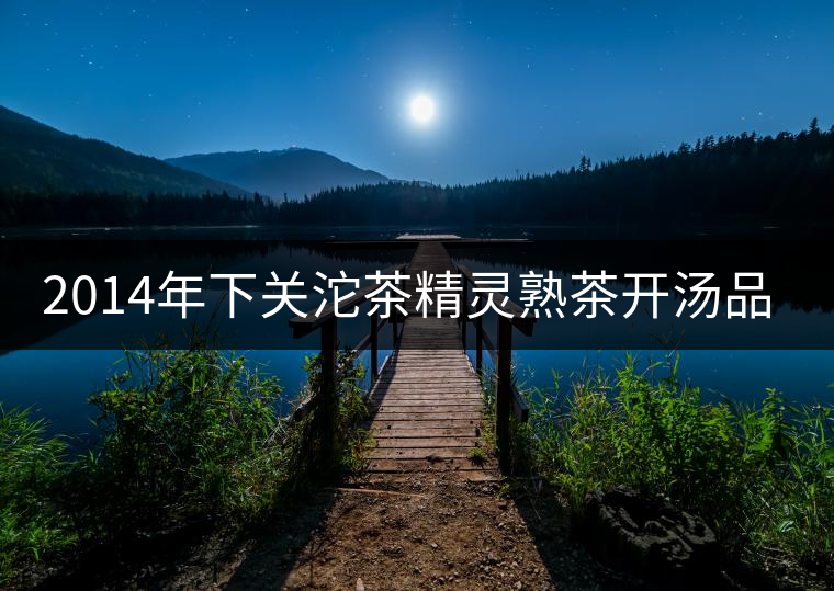 2014年下關沱茶精靈熟茶開湯品鑒