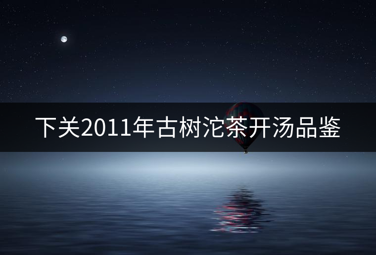 下關(guān)2011年古樹(shù)沱茶開(kāi)湯品鑒 下關(guān)2011年古樹(shù)沱茶開(kāi)湯品鑒