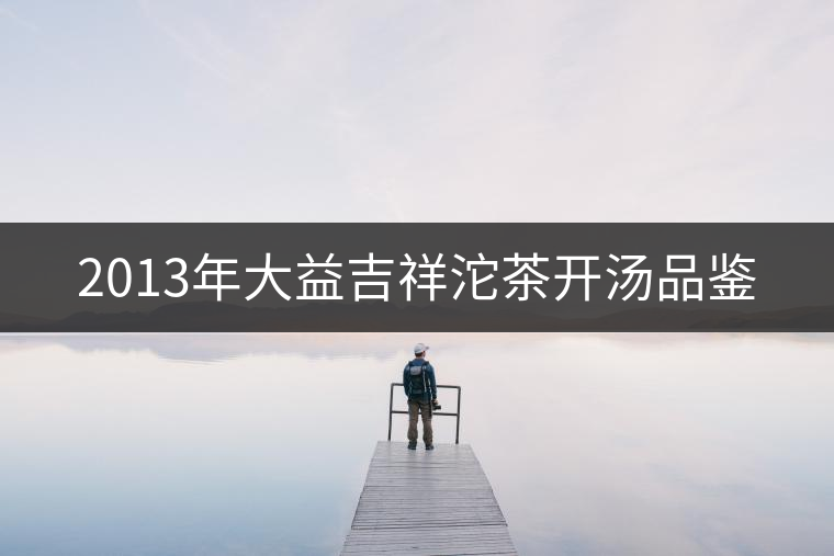 2013年大益吉祥沱茶開湯品鑒