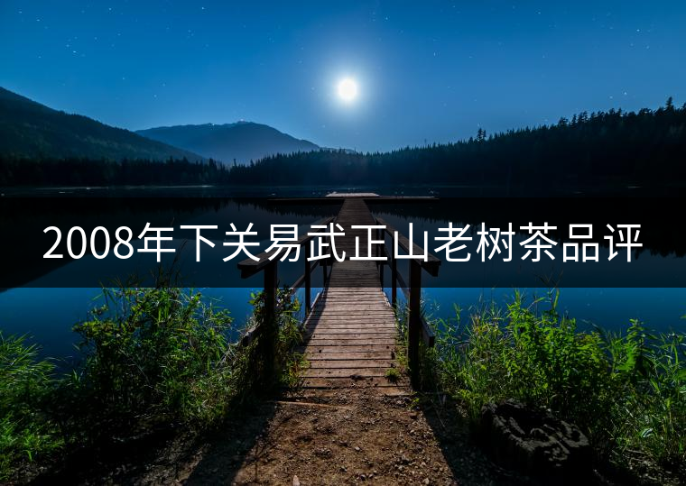 2008年下關(guān)易武正山老樹茶品評(píng) 2008年下關(guān)易武正山老樹茶品評(píng)