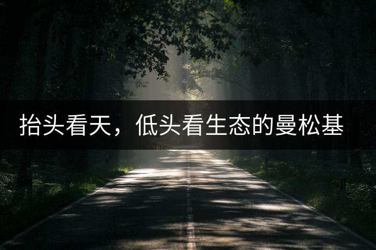 抬頭看天，低頭看生態(tài)的曼松基地