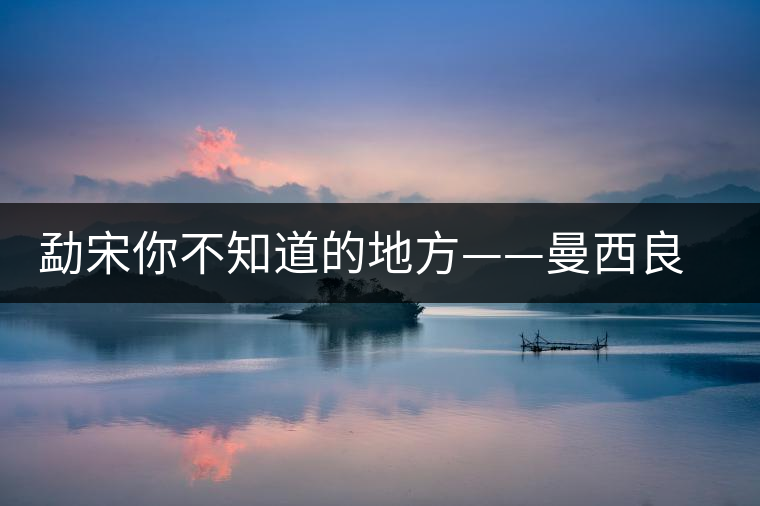 勐宋你不知道的地方——曼西良古樹(shù)茶