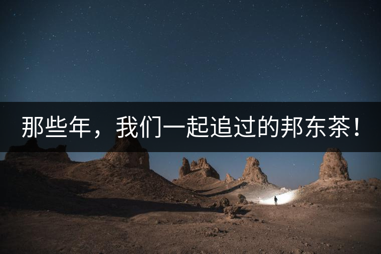 那些年，我們一起追過的邦東茶！