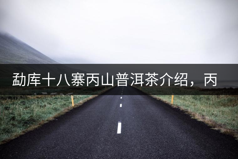 勐庫十八寨丙山普洱茶介紹，丙山古樹茶口感特點(diǎn)