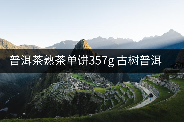 普洱茶熟茶單餅357g 古樹(shù)普洱茶 大雪山熟茶餅