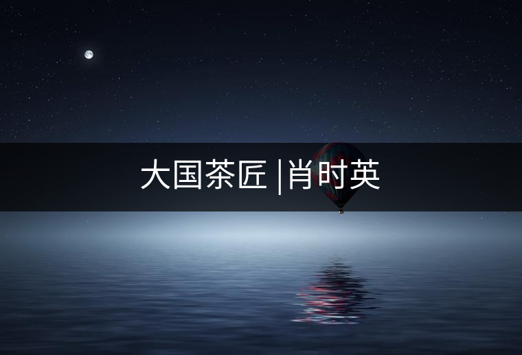 大國(guó)茶匠 |肖時(shí)英 大國(guó)茶匠 |肖時(shí)英