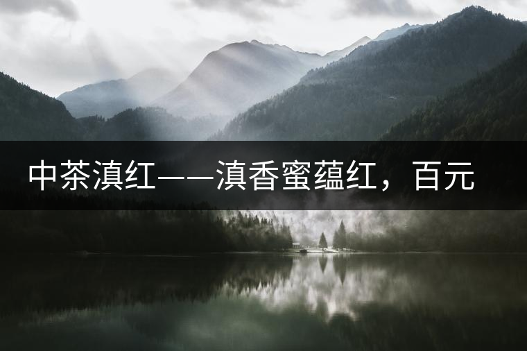 中茶滇紅——滇香蜜蘊紅，百元級口糧好茶