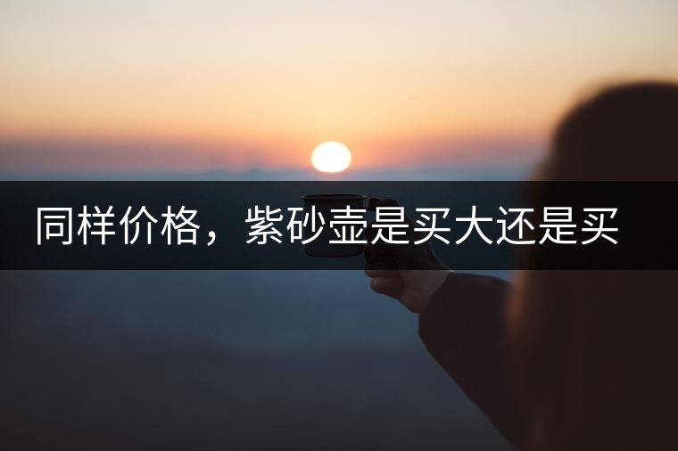 同樣價(jià)格，紫砂壺是買(mǎi)大還是買(mǎi)小好？