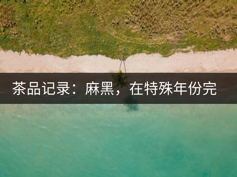 茶品記錄：麻黑，在特殊年份完成的心愿