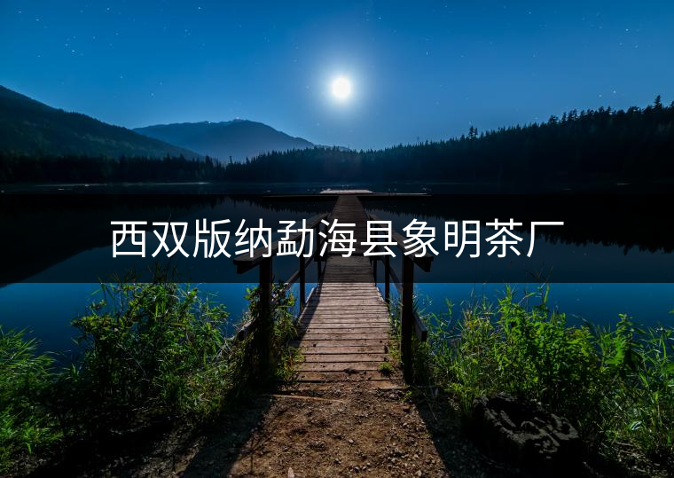 西雙版納勐?？h象明茶廠