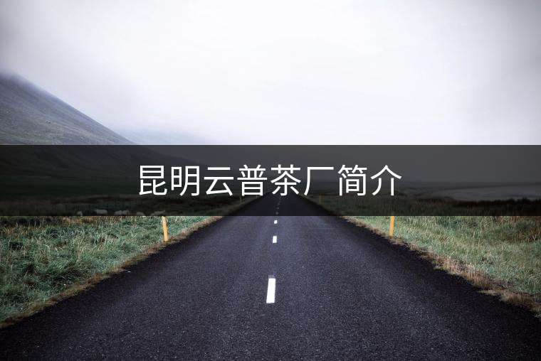 昆明云普茶廠簡(jiǎn)介