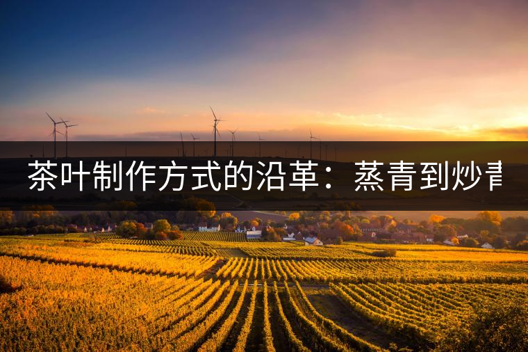 茶葉制作方式的沿革：蒸青到炒青！